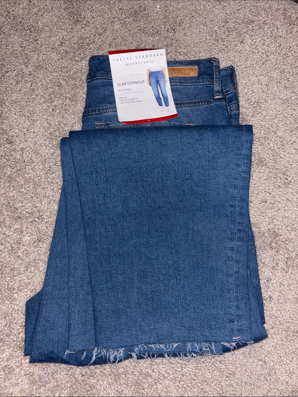 Social Standard Slim Straight Jeans